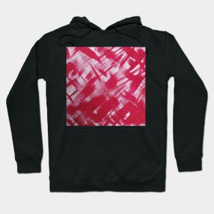 Abstract painting red Hoodie